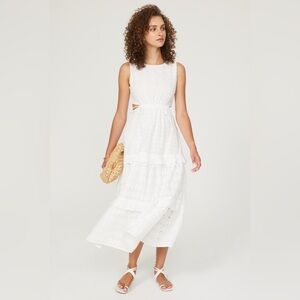 Slate & Willow Eyelet Midi Dress